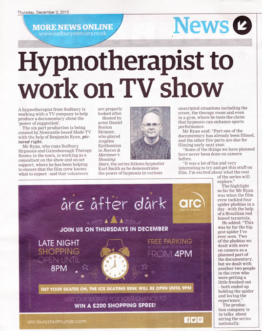 151203 Sudbury Mercury - TV Show