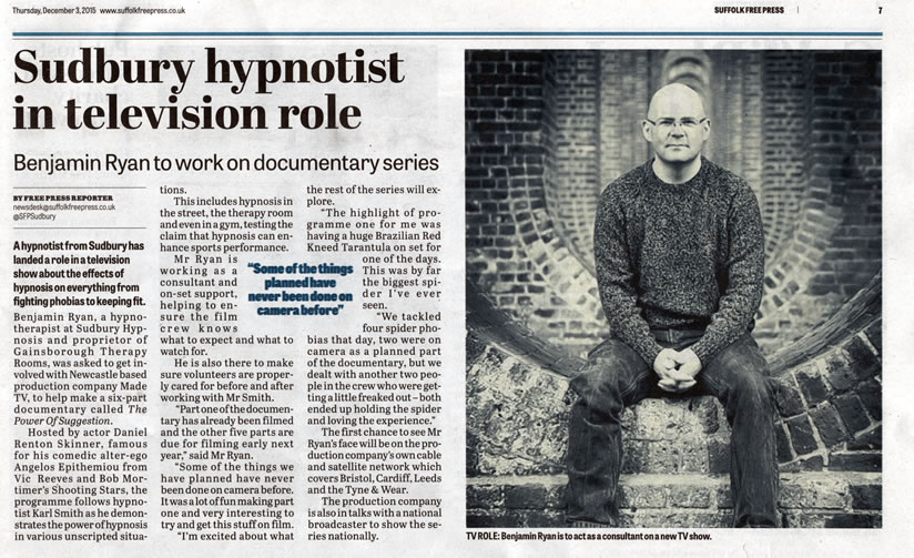 151203 Suffolk Free Press - TV Show